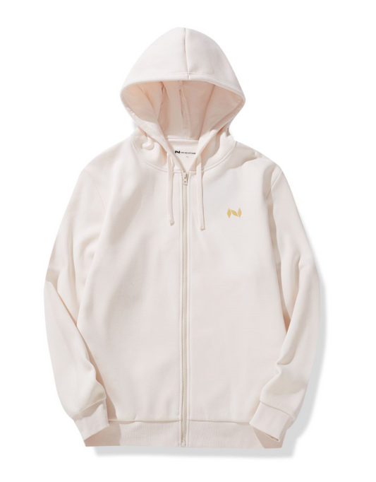 "100%" Zip-up Hoodie - Black